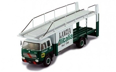 PŘEPRAVNÍK AUT FIAT 673 RACING TRANSPORTER 1976 WHITE