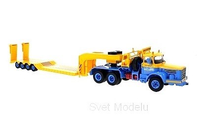 TAHAČ BERLIET TB 015 M3 6x4 1960 BLUE / YELLOW