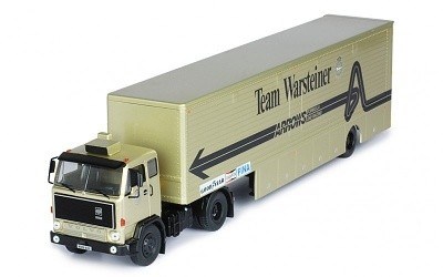 TAHAČ NÁVĚSŮ VOLVO F89 1981 TEAM WARSTEINER ARROWS