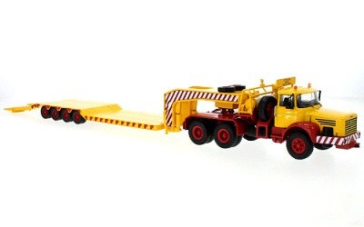 TAHAČ NÁVĚSŮ BERLIET TB 015 M3 6x4 LOW LOADER TRAILER 1960