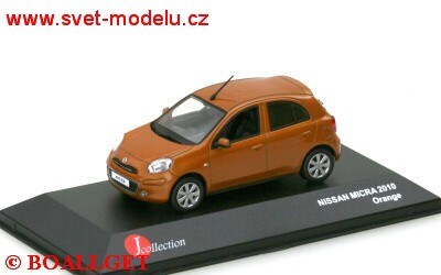 NISSAN MICRA 2010 ORANGE
