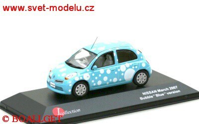 NISSAN MARCH BUBBLE 2009 BLUE VERSION