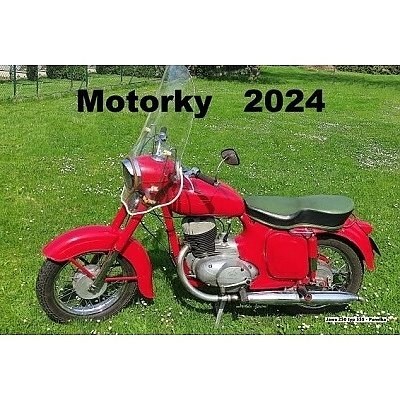 Kalendář nástěnný A4 MOTORKY 2024