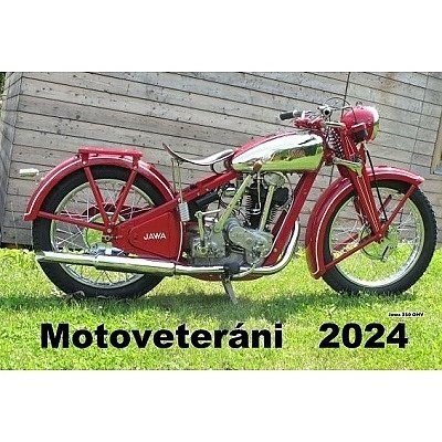 Kalendář nástěnný A4 MOTOVETERÁNI 2024