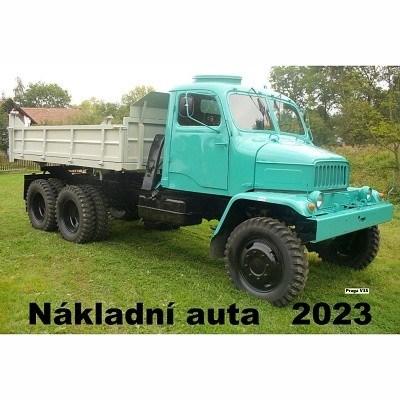 Kalendář nástěnný A4 NÁKLADNÍ AUTA 2023