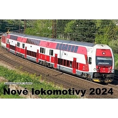 Kalendář nástěnný A4 NOVÉ LOKOMOTIVY 2024