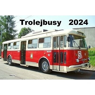Kalendář nástěnný A4 TROLEJBUSY 2024
