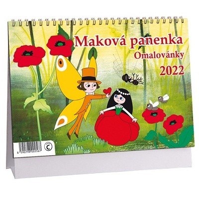 Kalend Makov panenka 2022 -  tdenn - kalend jako omalovnky