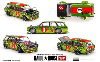 Datsun KAIDO 510 Wagon OG Flo Yellow