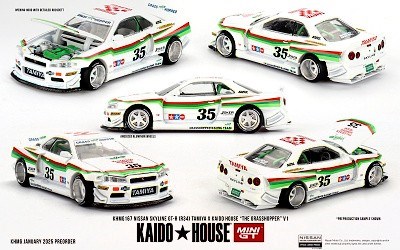 Nissan Skyline GT-R (R34) TAMIYA x KAIDO HOUSE The GRASSHOPPER V1
