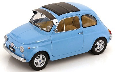 FIAT 500 F CUSTOM 1968 LIGHT BLUE