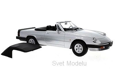 ALFA ROMEO SPIDER 3 SERIES 2 SOFT TOP 1986 SILVER L.E. 500 PCS.