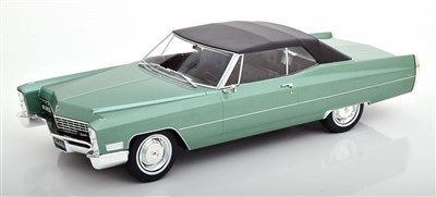 CADILLAC DEVILLE SOFT TOP 1968 GREEN L.E. 500 PCS.