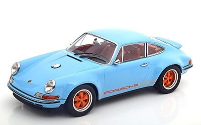 PORSCHE SINGER 911 COUPE BLUE / ORANGE L.E. 1000 PCS.