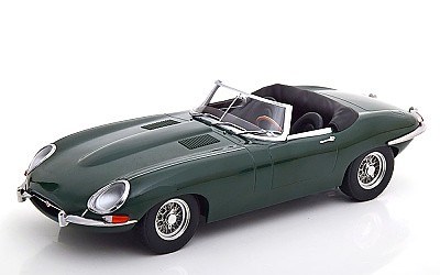 JAGUAR E-TYPE COUPE SERIES 1 LHD CABRIO OPEN 1961 DARK GREEN L.E. 500 PCS.