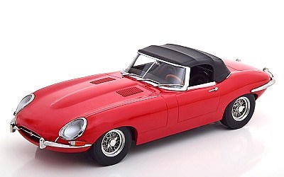 JAGUAR E-TYPE COUPE SERIES 1 RHD CABRIO CLOSED 1961 RED L.E. 500 PCS.