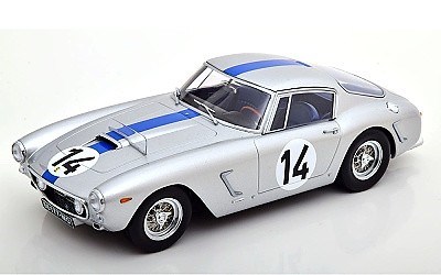 FERRARI 250 GT SWB COMPETIZIONE No. 14 24H LE MANS 1961 SILVER