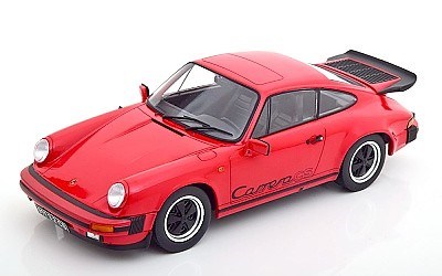 PORSCHE 911 CARRERA 3,2 CLUBSPORT 1989 RED / BLACK