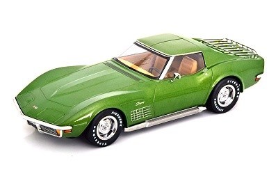 CHEVROLET CORVETTE C3 1972 LIGHT GREEN METALLIC