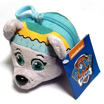 KLÍČENKA S PENĚŽENKOU PLYŠOVÁ FIALOVÁ PAW PATROL TLAPKOVÁ PATROLA