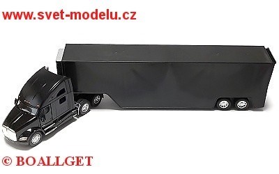 KENWORTH T700 BLACK w/ CONTAINER 