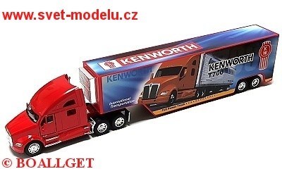 KENWORTH T700 RED w/ CONTAINER PRINT