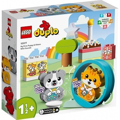 LEGO DUPLO 10977 MOJE PRVNÍ KOŤÁTKO A ŠTĚŇÁTKO