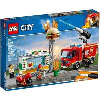 LEGO CITY 60214 ZCHRANA BURGRRNY