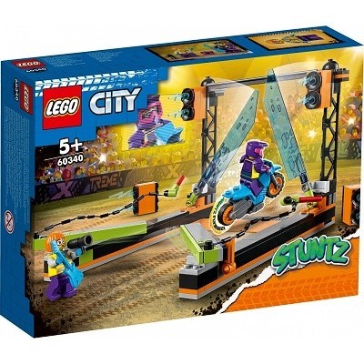 LEGO CITY 60340 STUNTZ KASKADÉRSKÁ VÝZVA S ČEPELEMI