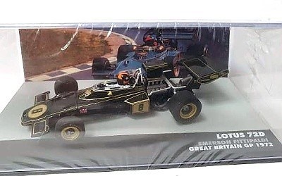 LOTUS 72D No. 8 EMERSON FITIPALDI GP GREAT BRITAIN 1972