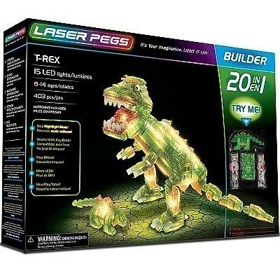 LASER PEGS T-REX 20 v 1 SVTC STAVEBNICE