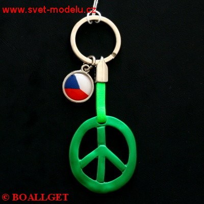 PŘÍVĚŠEK KE KLÍČŮM HIPPIES