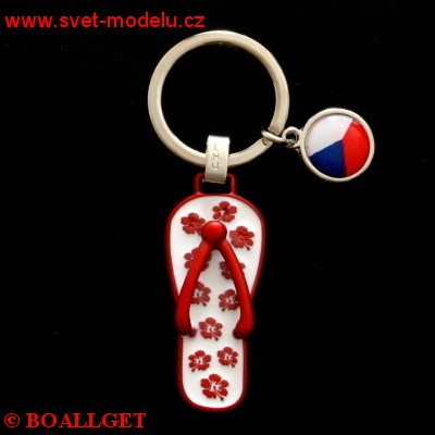 PŘÍVĚŠEK KE KLÍČŮM PLÁŽOVÁ OBUV