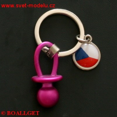 PŘÍVĚŠEK KE KLÍČŮM DUDLÍK 3D