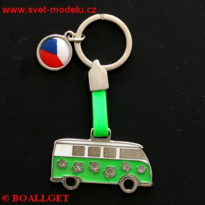 PŘÍVĚŠEK KE KLÍČŮM VOLKSWAGEN TRANPORTER T1 FLOWERS