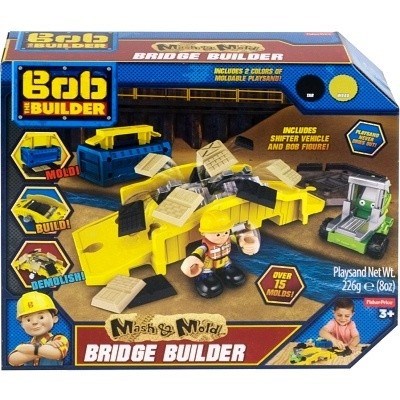 BOŘEK STAVITEL KINETICKÝ PÍSEK OPRAVA MOSTU