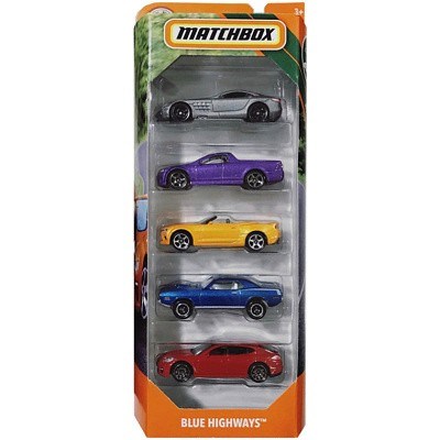 AUTÍČKA MATCHBOX 5-PACK BLUE HIGHWAYS