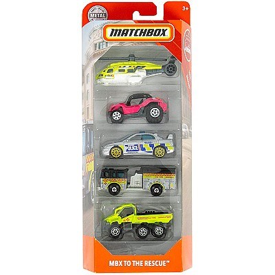 AUTÍČKA MATCHBOX 5-PACK MBX TO THE RESCUE