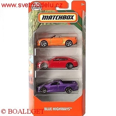 AUTÍČKA MATCHBOX 3-PACK