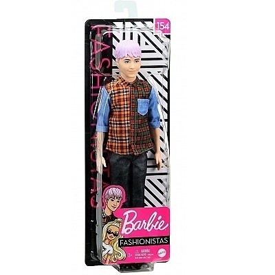 BARBIE FASHIONISTAS KEN S FIALOVMI VLASY