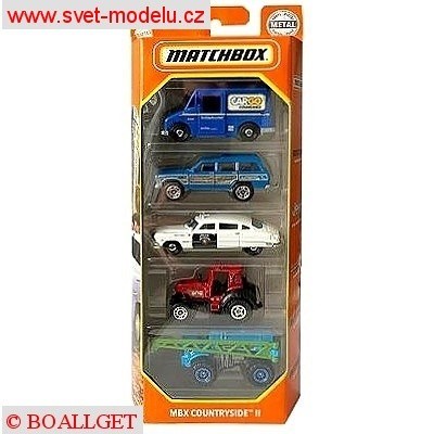 AUTKA MATCHBOX 5-PACK COUNTRYSIDE II