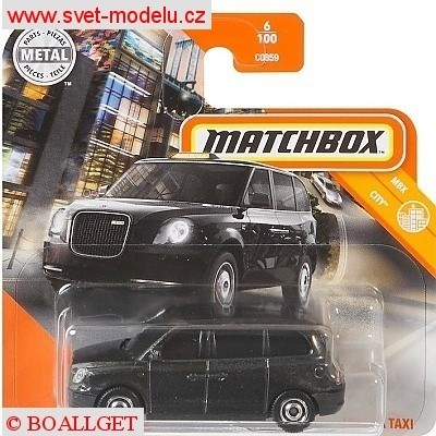 AUTÍČKO MATCHBOX LEVC TX TAXI