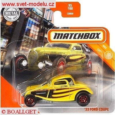 AUTÍČKO MATCHBOX FORD COUPE 1933