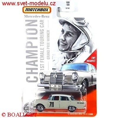 AUTÍČKO MATCHBOX MERCEDES-BENZ 220 SE SEDAN No. 711 EWY ROSQVIST