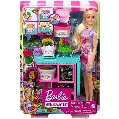PANENKA BARBIE KVĚTINÁŘKA