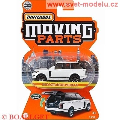AUTÍČKO MATCHBOX MOVING PARTS LAND ROVER VOGUE SE 2018