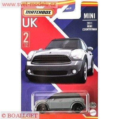 AUTÍČKO MATCHBOX UK MINICOUNTRYMAN 2011