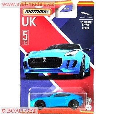 AUTÍČKO MATCHBOX UK JAGUAR F-TYPE COUPE 2015