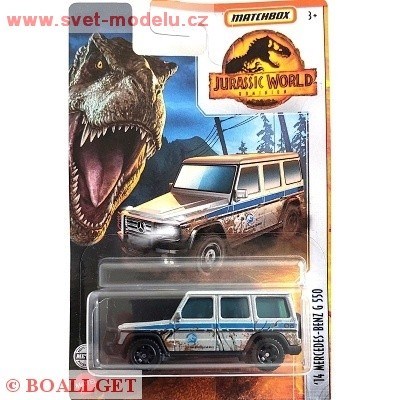 AUTÍČKO MATCHBOX JURASSIC WORLD MERCEDES-BENZ G 550 2014