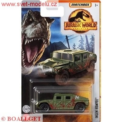 AUTÍČKO MATCHBOX JURASSIC WORLD INGEN HUMWEE